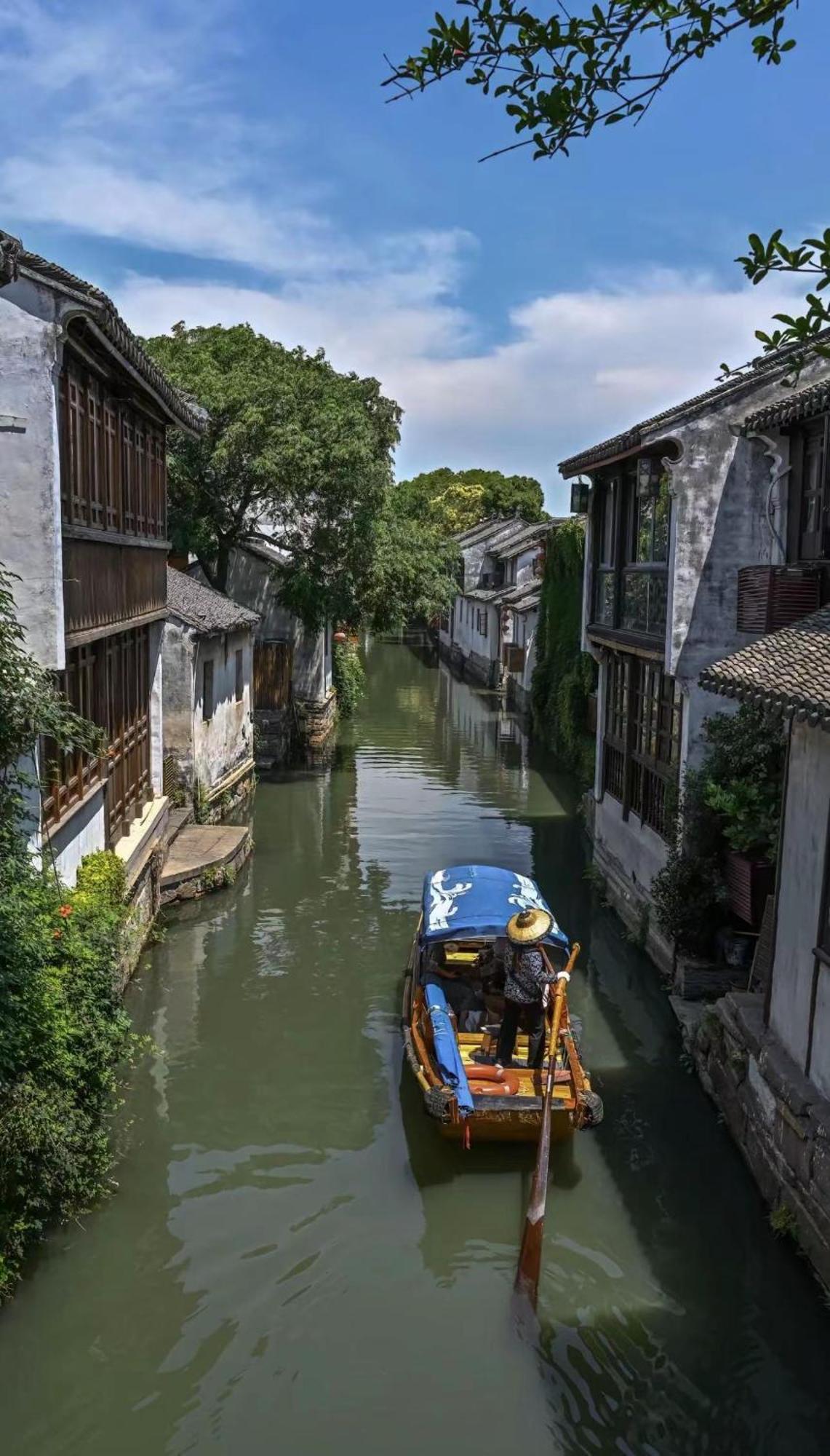 Suzhou Zhouzhuang Slowlife River View Lnn كونشان المظهر الخارجي الصورة
